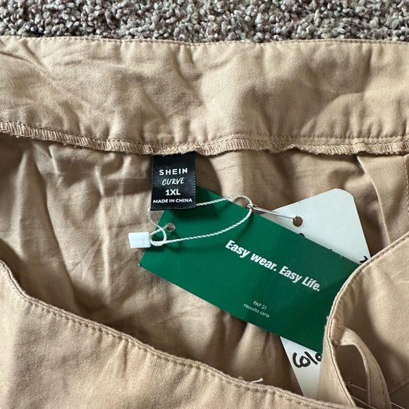 SHEIN Tan Pencil Skirt with Pockets - Picture 6 of 6